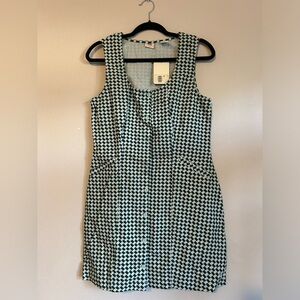 Mod Mint Button Up Levi’s Dress with Pockets